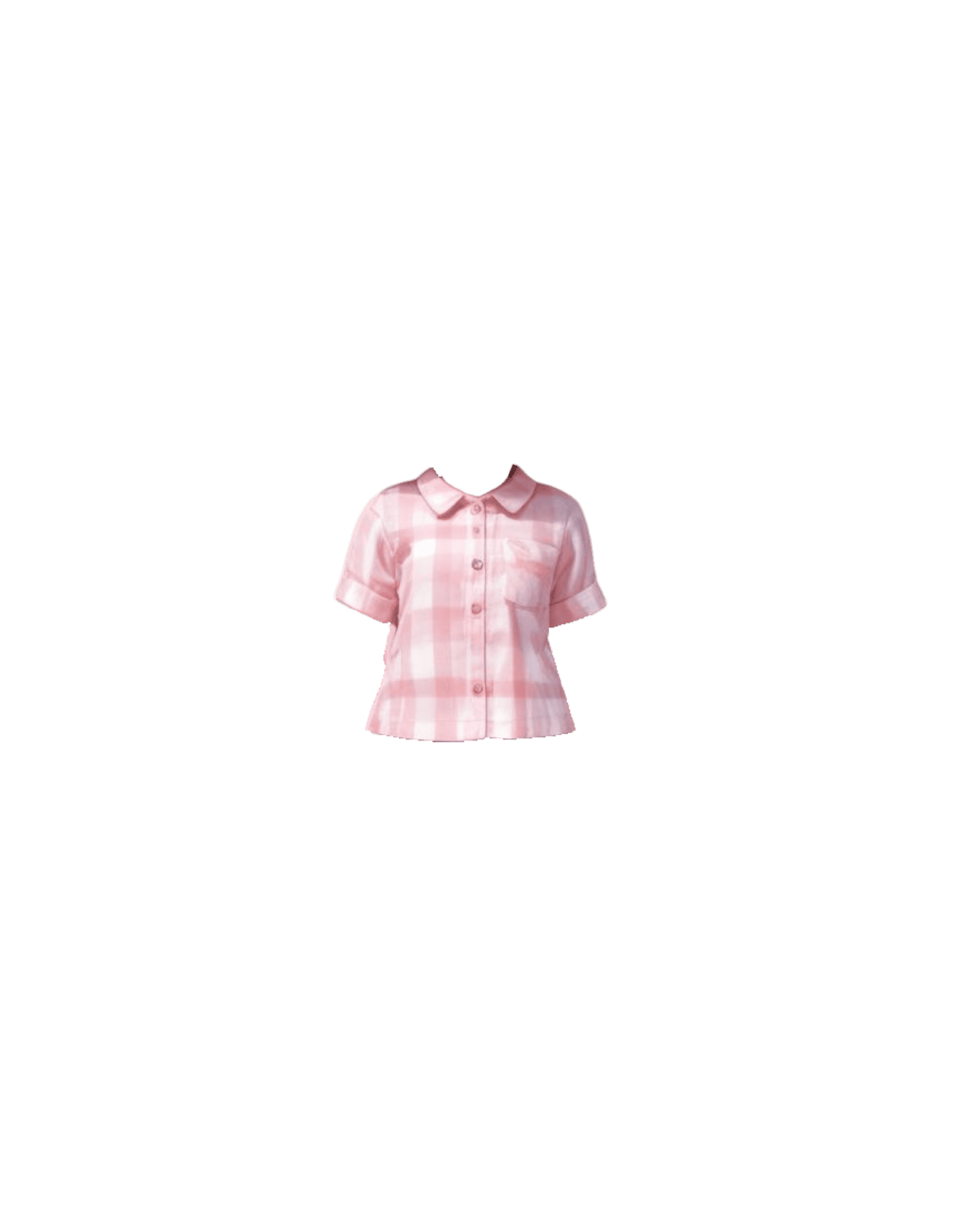 Pink gingham shirt